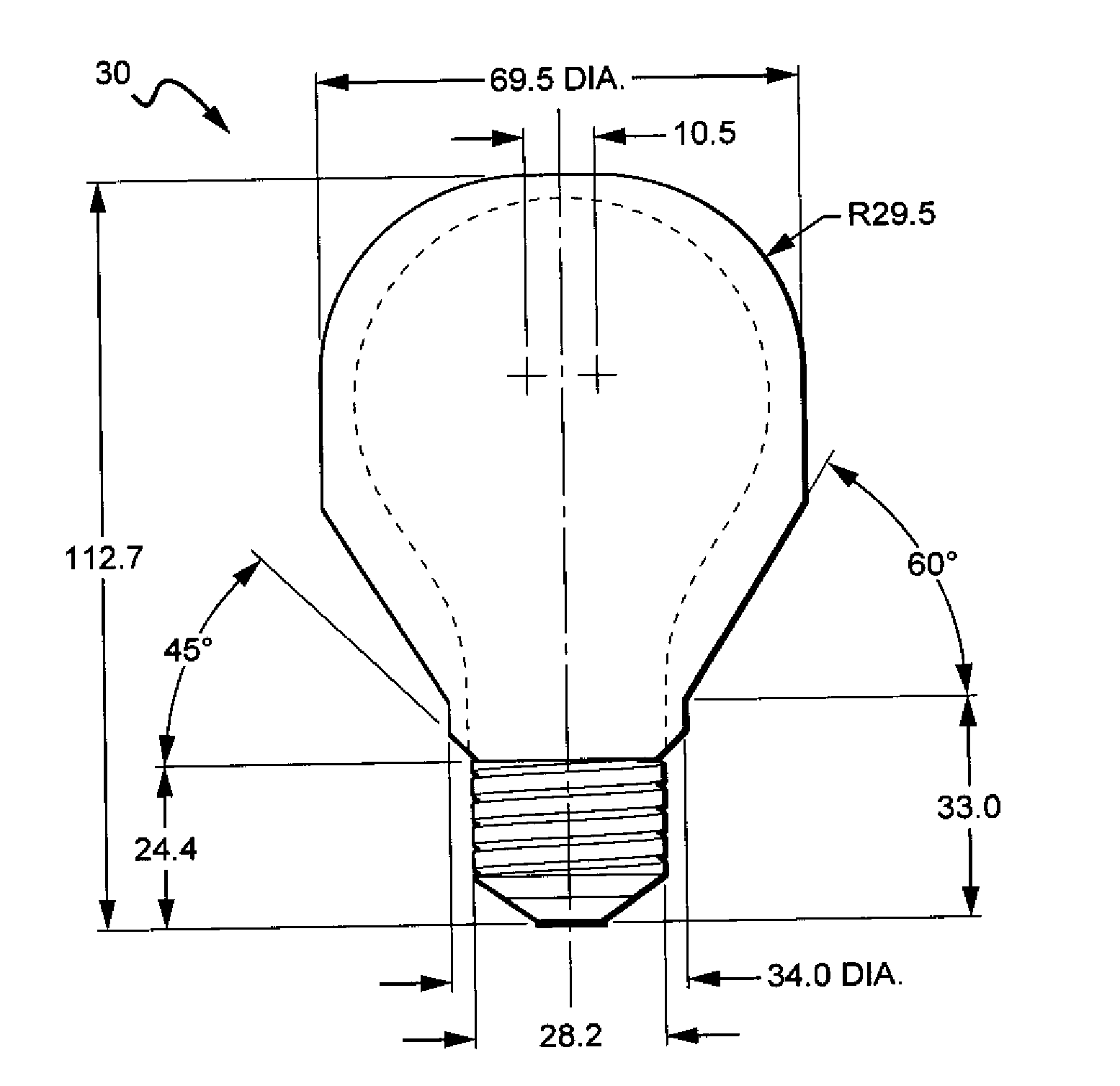 Solid state lamp and bulb