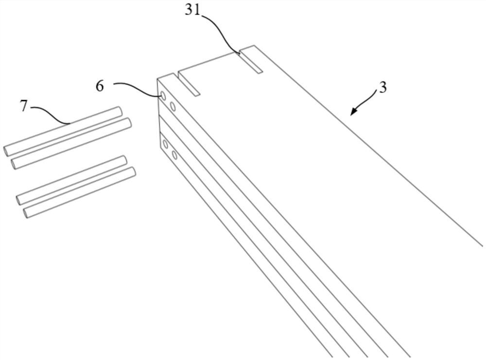 A prefabricated bamboo-wood beam column and its connectors, disassembly method, and bamboo-wood structure node