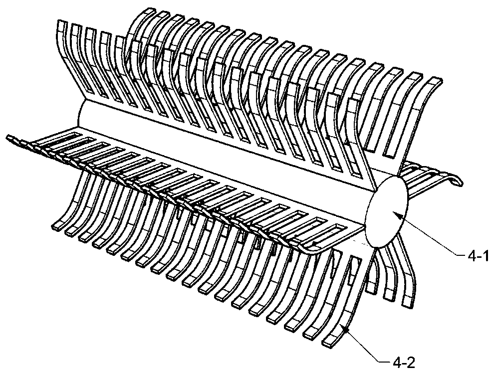 Winding-type sheep manure collecting and bagging device