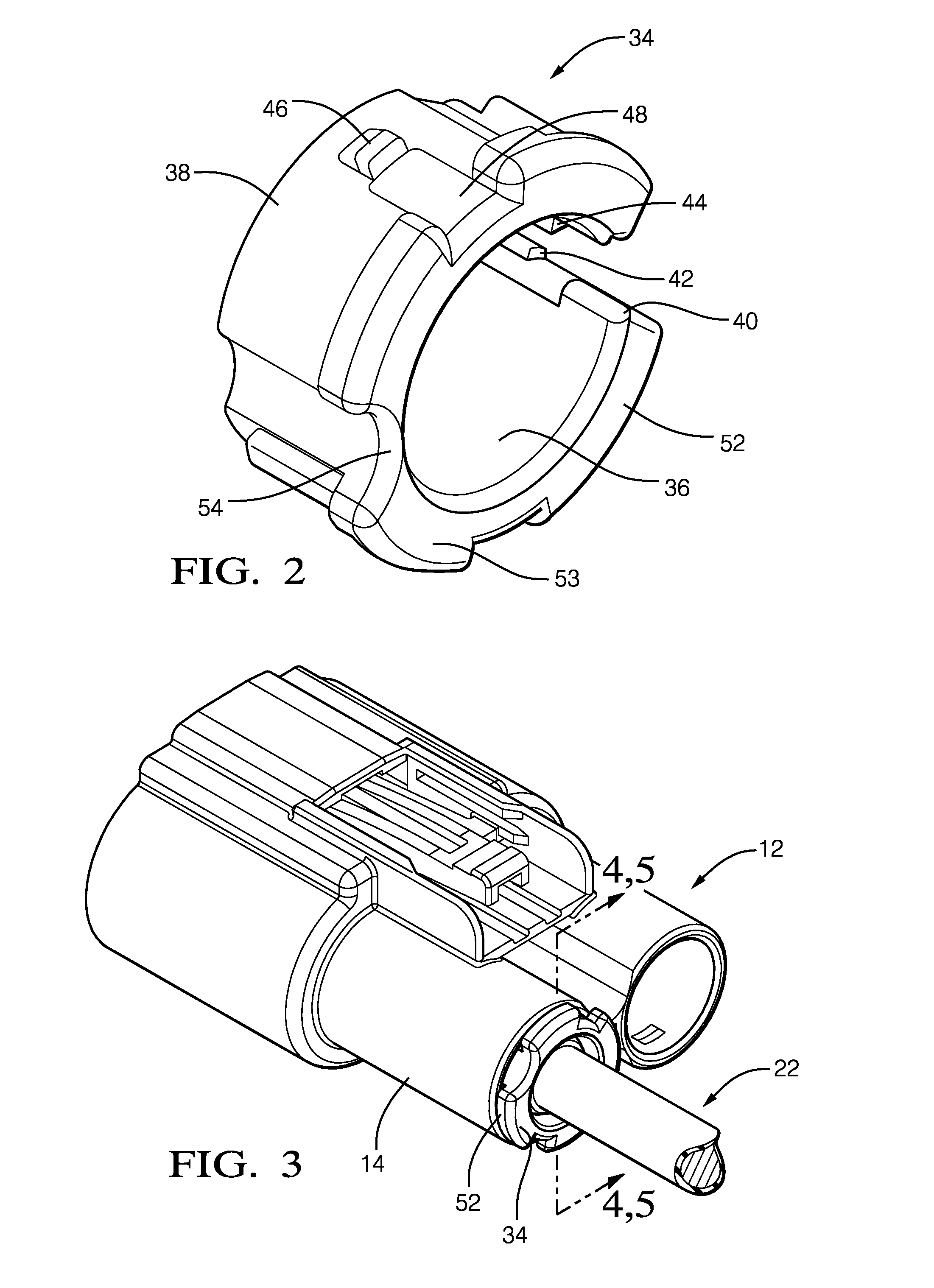 Sealed connector with an extended seal sleeve and an Anti-water pooling retainer