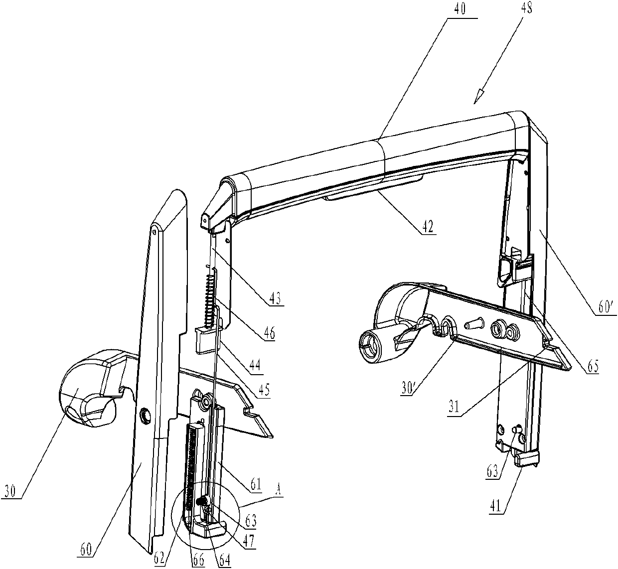 Frying and baking device with micro-pressure function