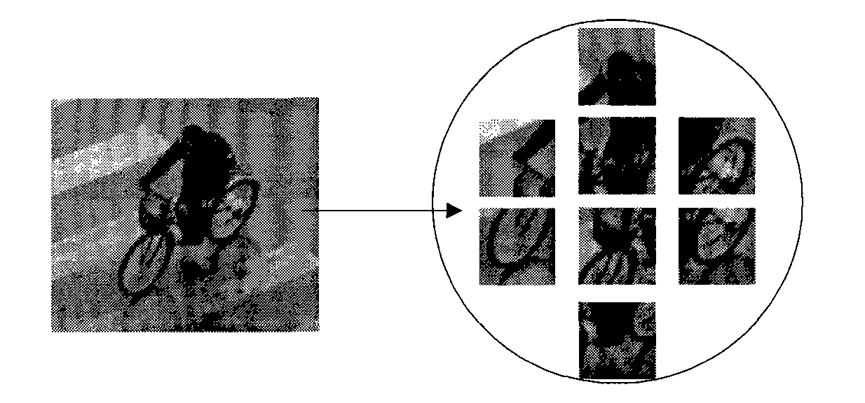 Method for detecting and tracking multi targets at real time in monitoring videotape based on characteristic point classification