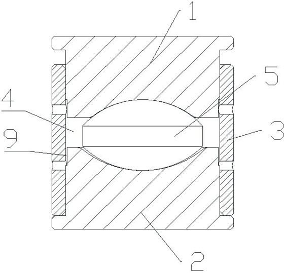 A kind of preparation method of large-diameter aspheric lens