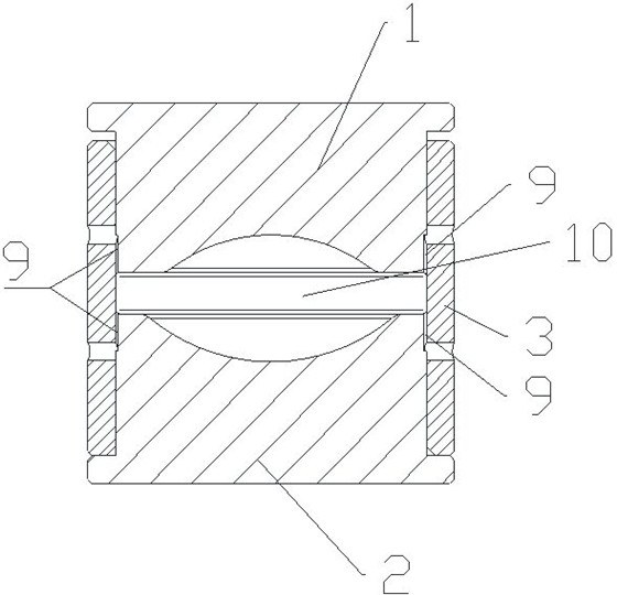 A kind of preparation method of large-diameter aspheric lens