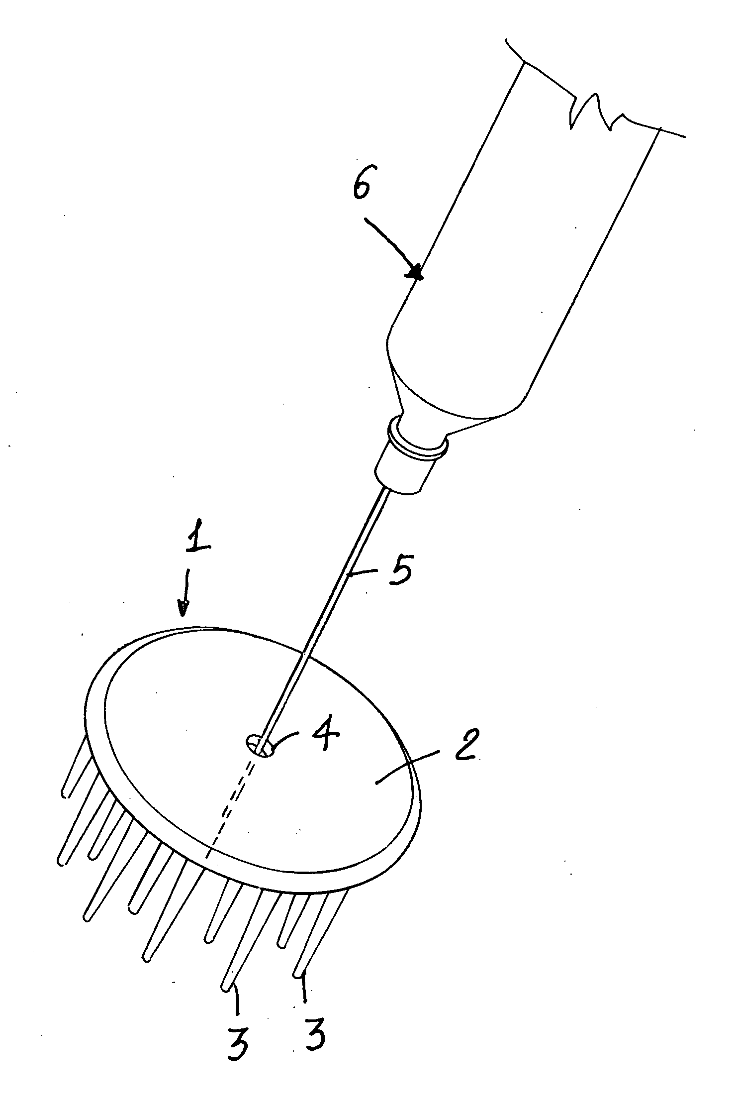 Auxiliary device for attenuating pain of injections, traumas, small lesions, hair removing operations, and inflammation conditions