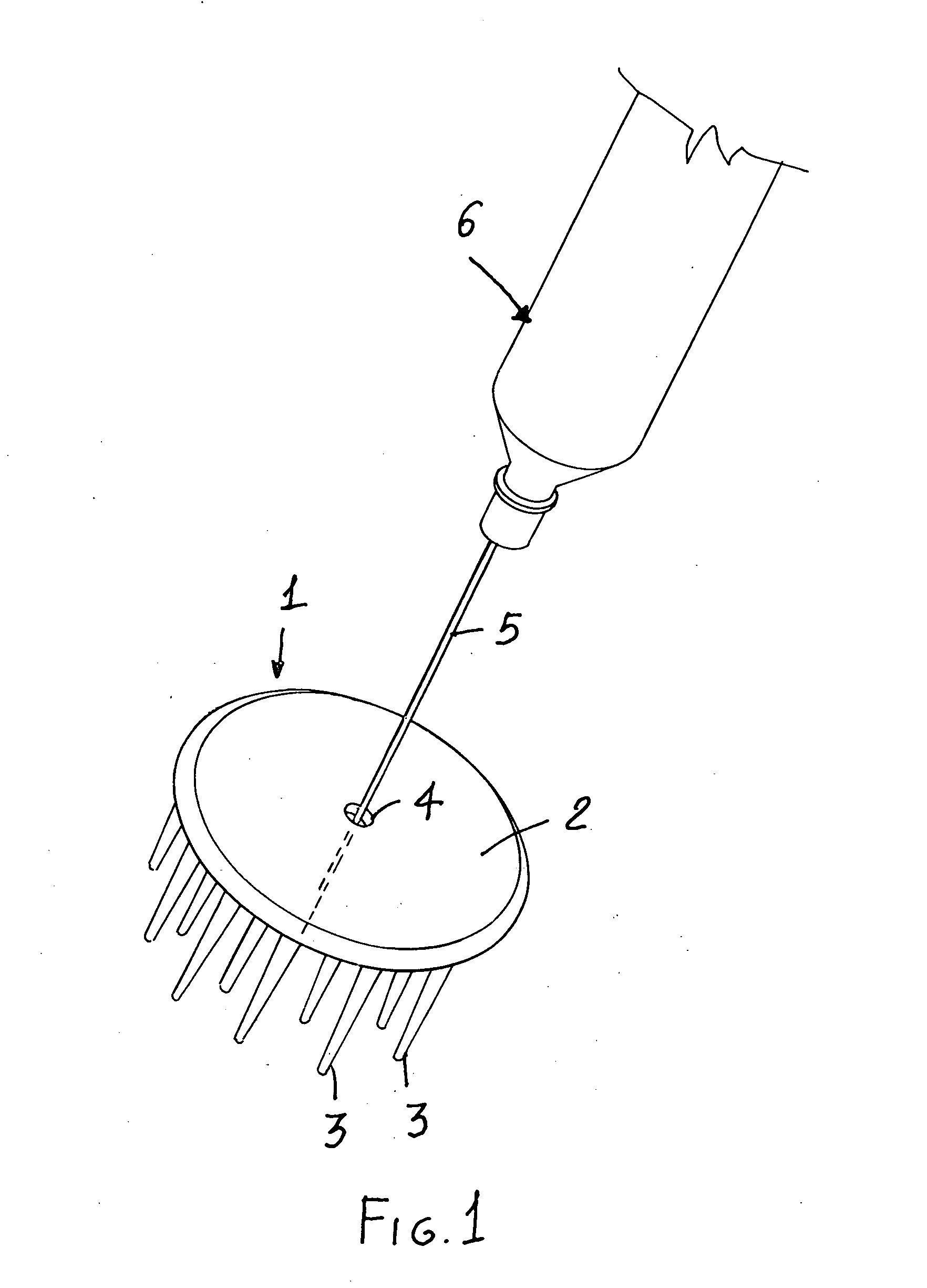 Auxiliary device for attenuating pain of injections, traumas, small lesions, hair removing operations, and inflammation conditions