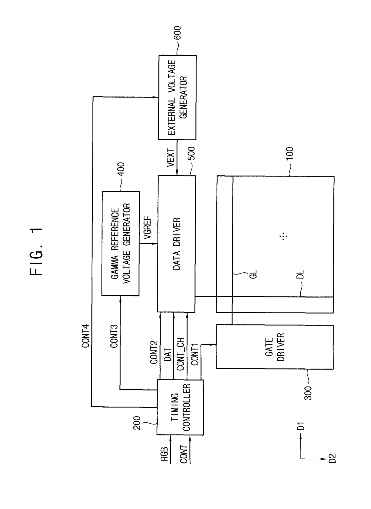 Display apparatus selecting and applying external voltage and method of driving the same