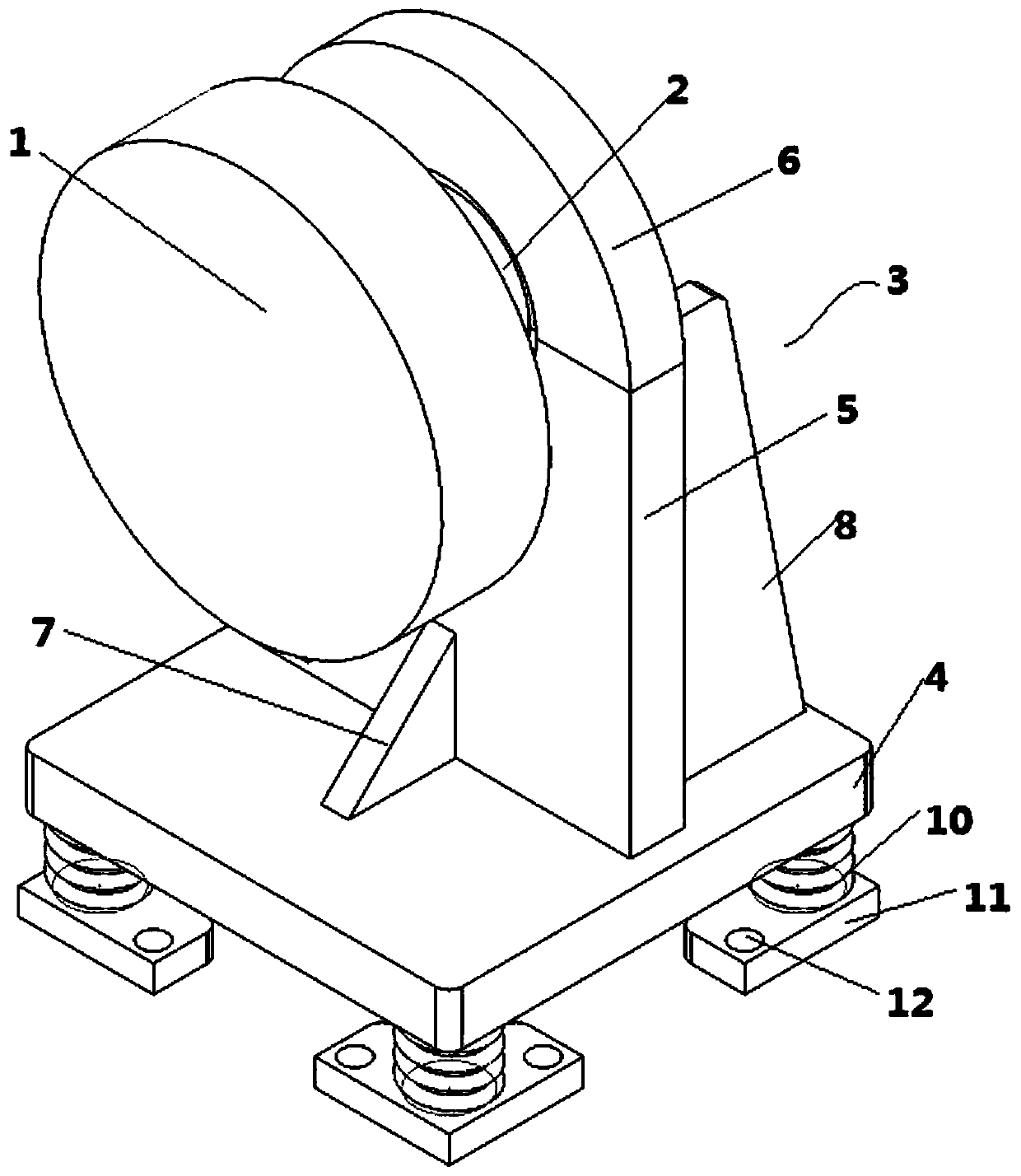 Based on air-cooled horizontal base permanent magnet governor