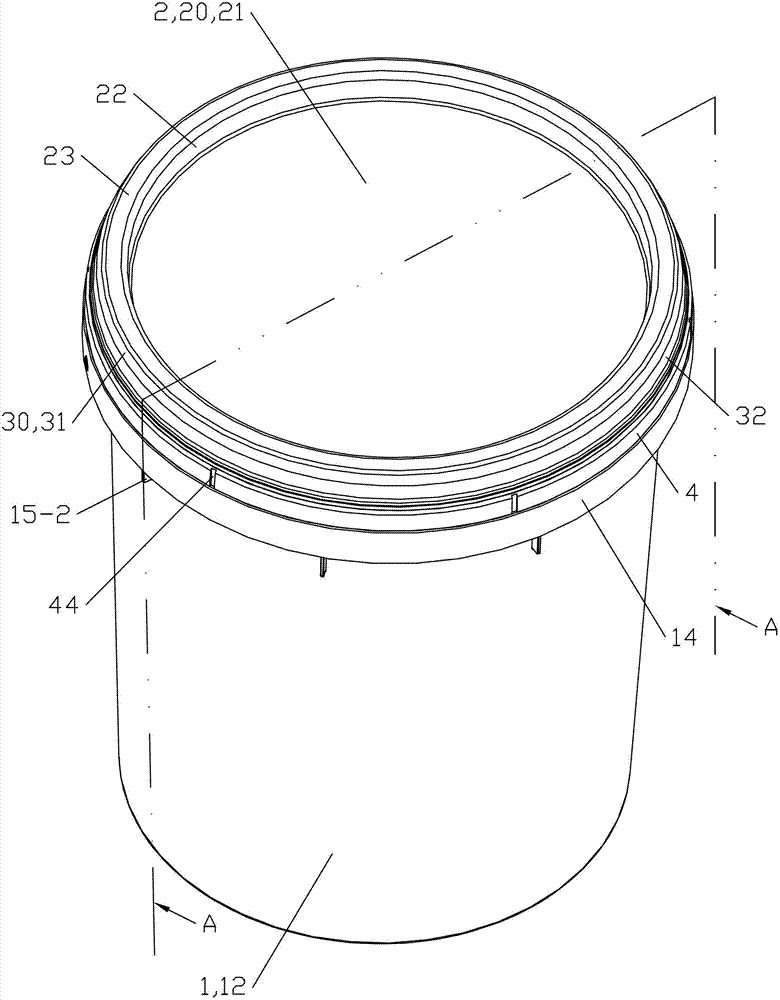 Anti-prying packaging barrel