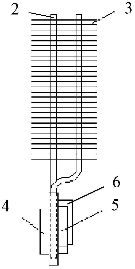 Heat dissipation device applied to middle and high voltage inverter