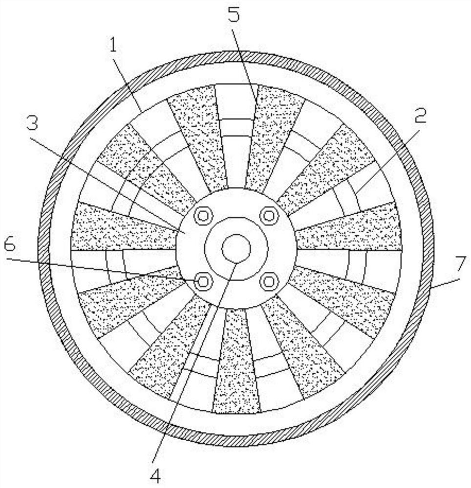 A high-strength and low-noise motorcycle hub