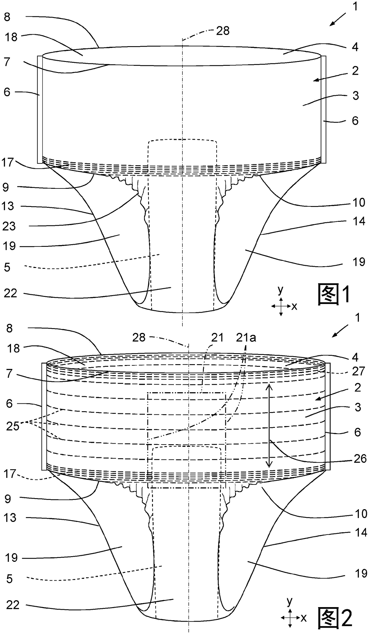 A disposable pant-type absorbent article with a leg cuff