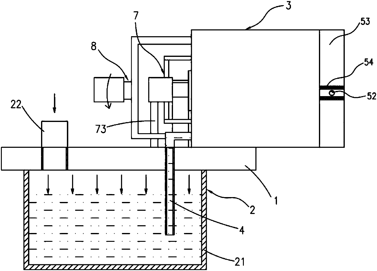 A rotary quantitative spraying equipment