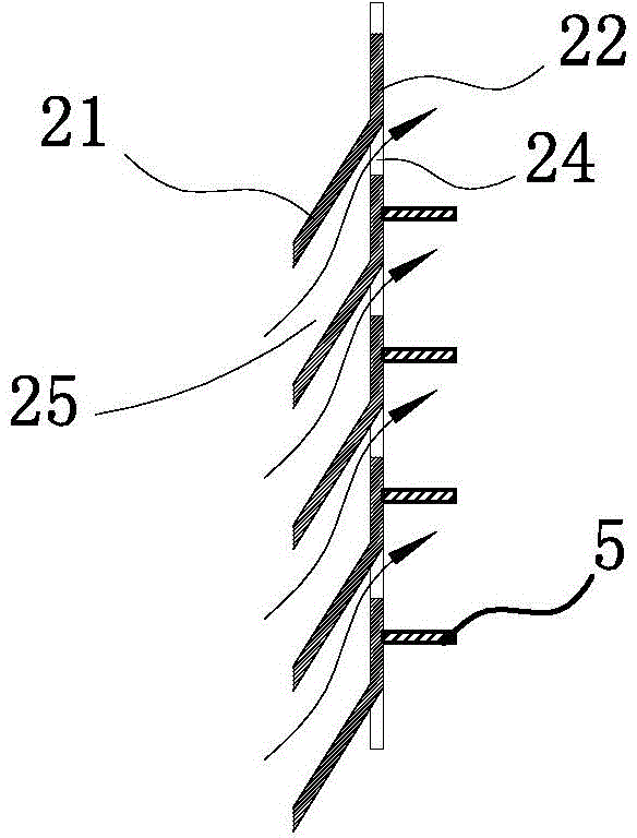 Electric power cabinet structure with ventilating pressure-reducing plate