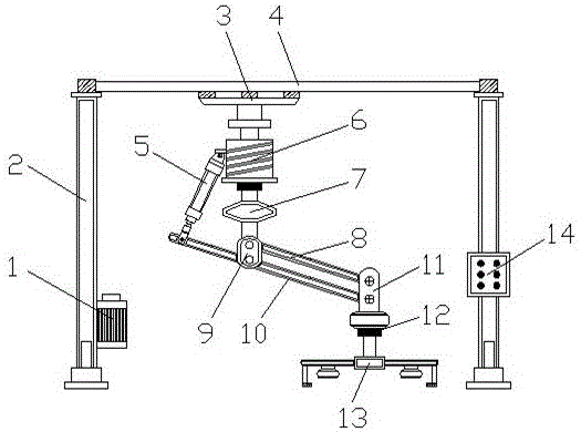 Hanging type pneumatic manipulator
