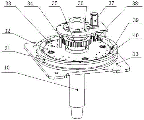 Automatic emergency mounting device for internal blowout-prevention plug valve of drill stem