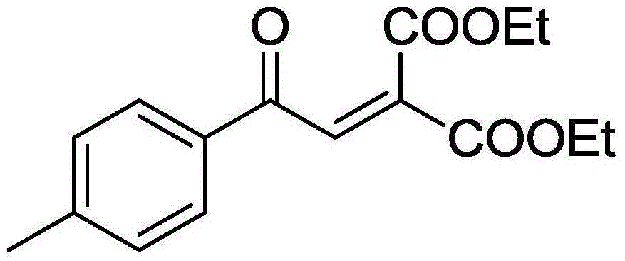 Method for synthesizing benzoyl methylene malonic ester compound
