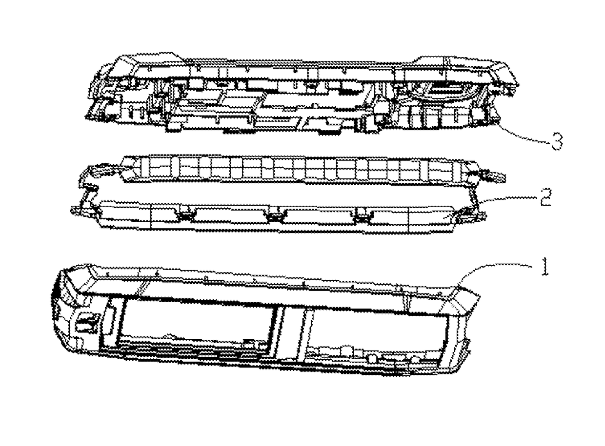 Tri-proof structure and mobile phone using the same