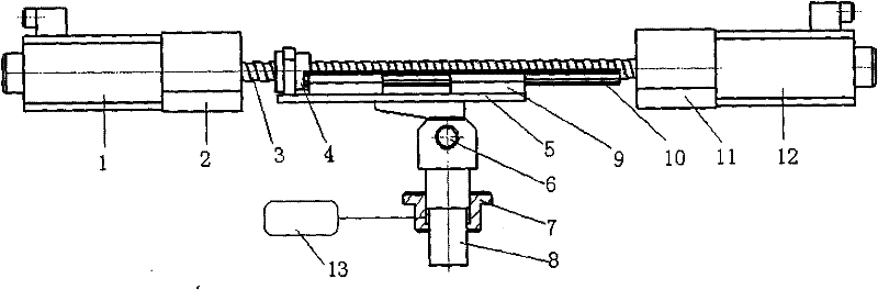Main transmission mechanism of servo numerical control rotary head press