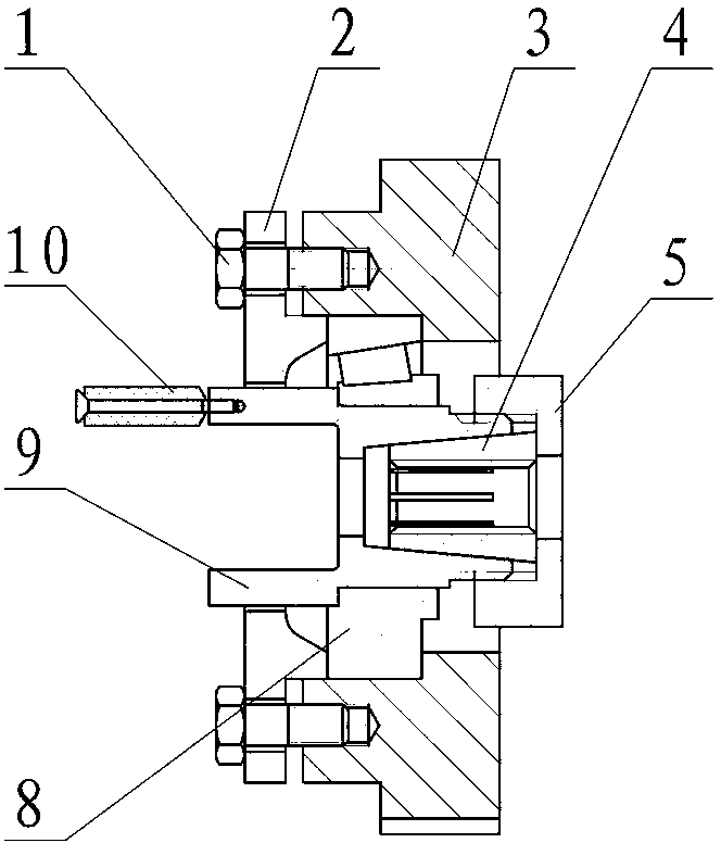Form and position tolerance detecting instrument for shaft and sleeve