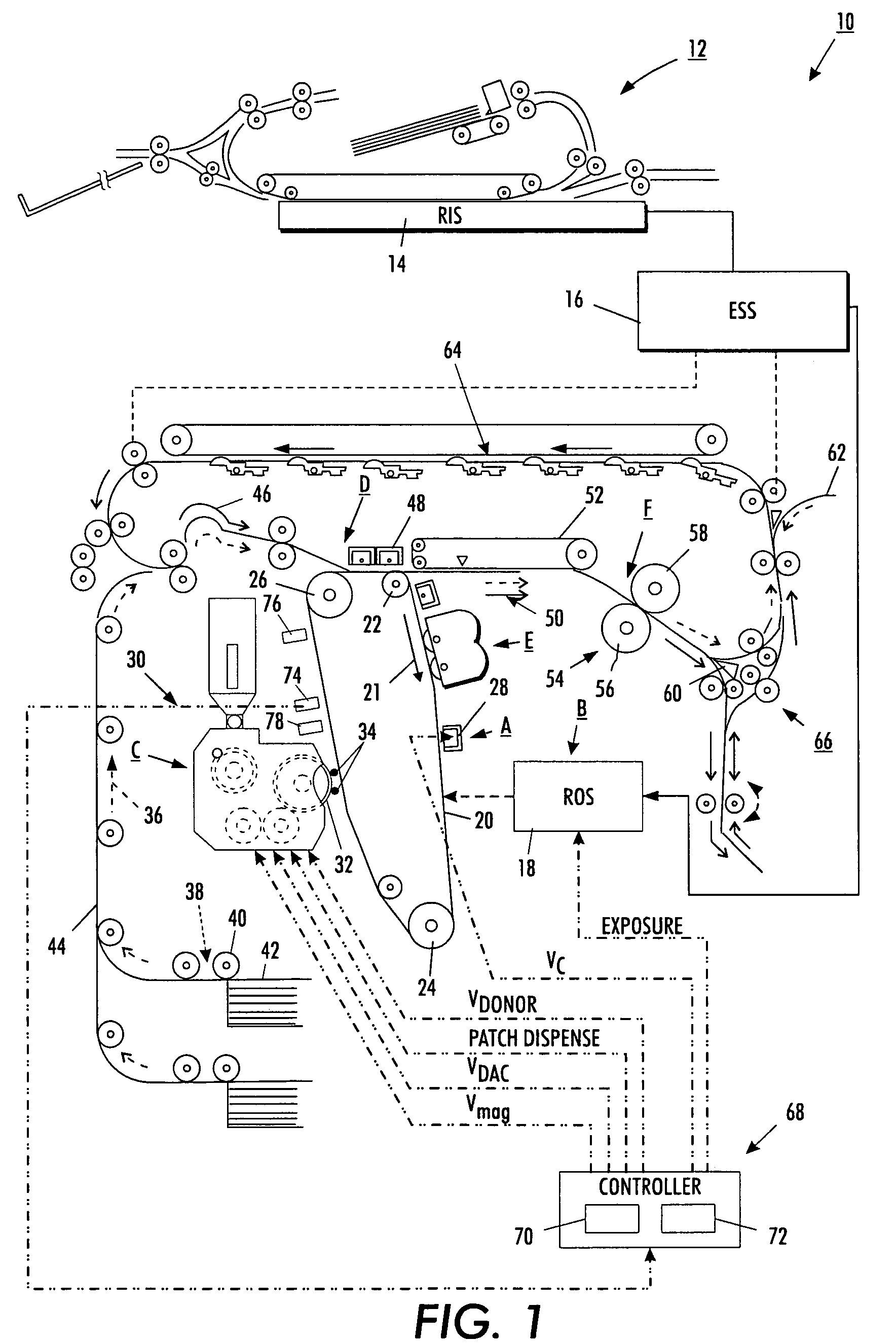 System and method for setup of toner concentration target for a toner concentration sensor