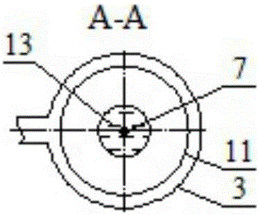 Connecting structure for vertically fixing probe rod and probe rod fixing method