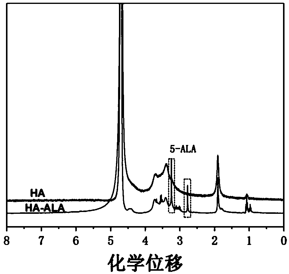 Hyaluronic acid prodrug as well as preparation method thereof and application thereof in transdermal delivery