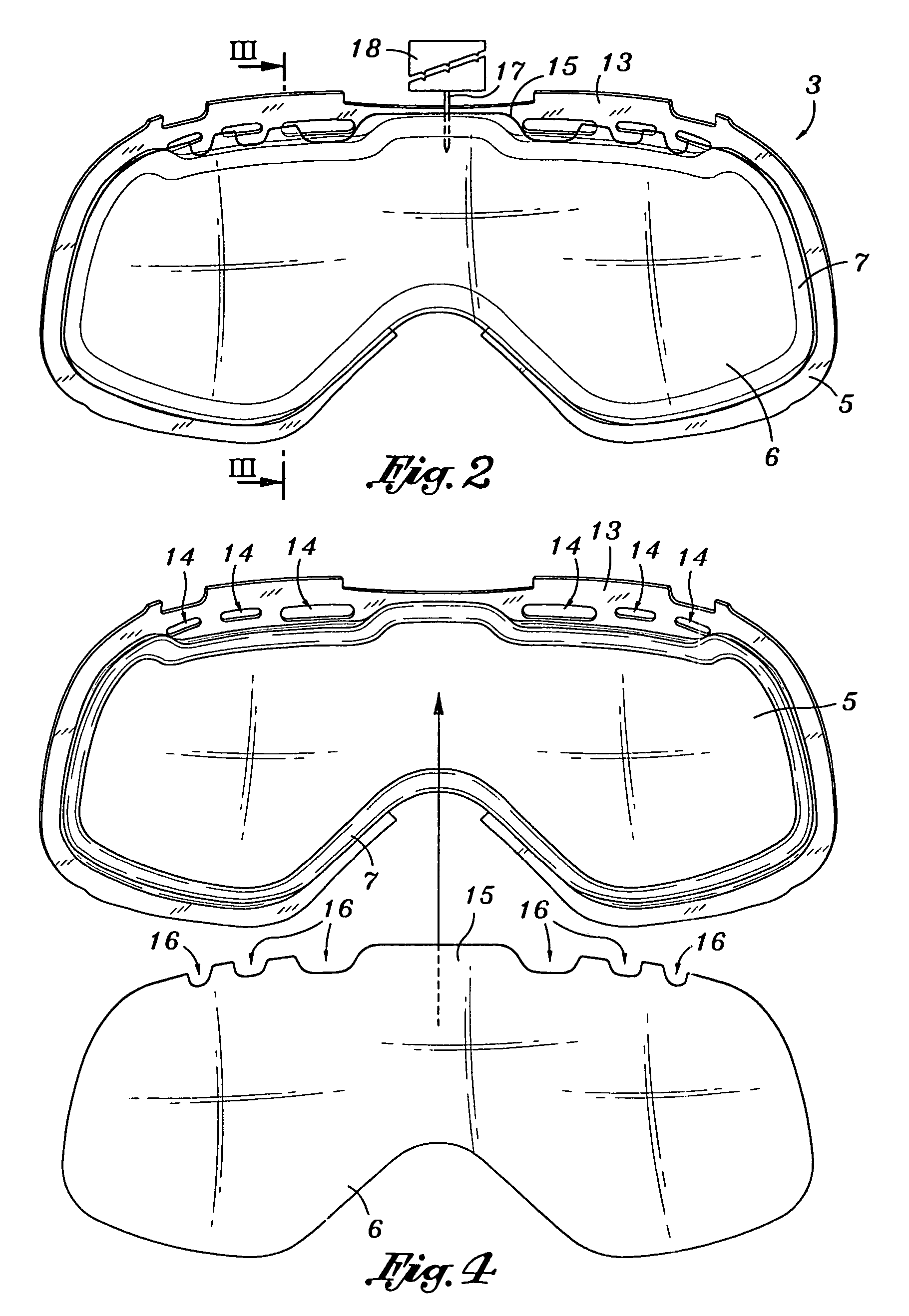 Screen for eye protection goggles and a method of forming a screen
