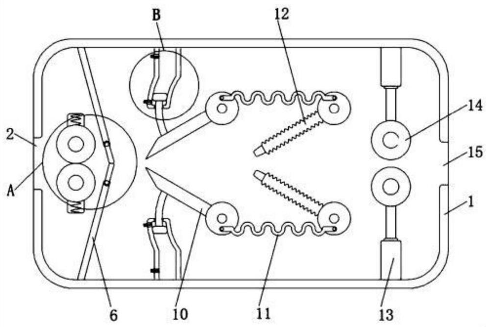 An adjustable and deburring canvas processing device