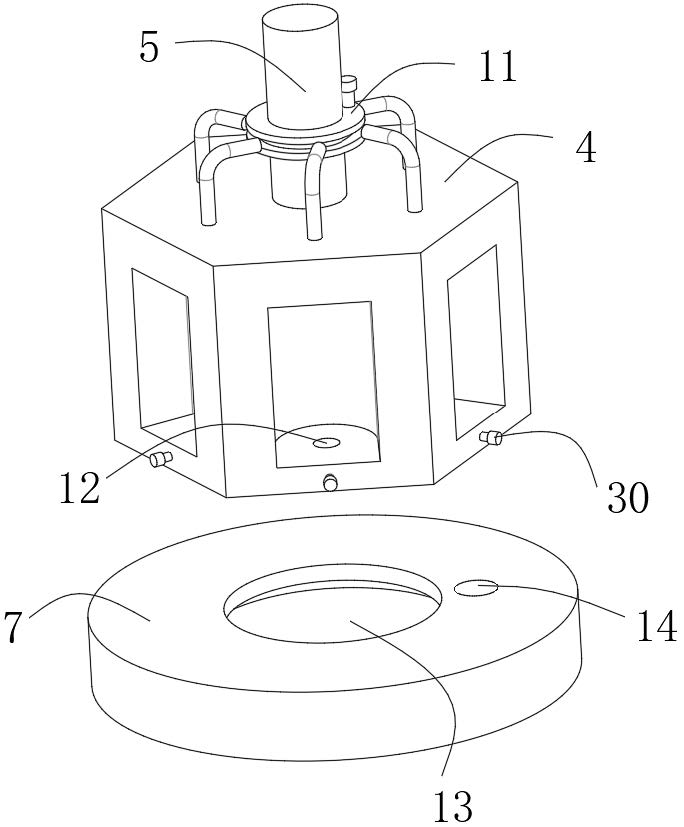 Administration device convenient for medical oncology nursing