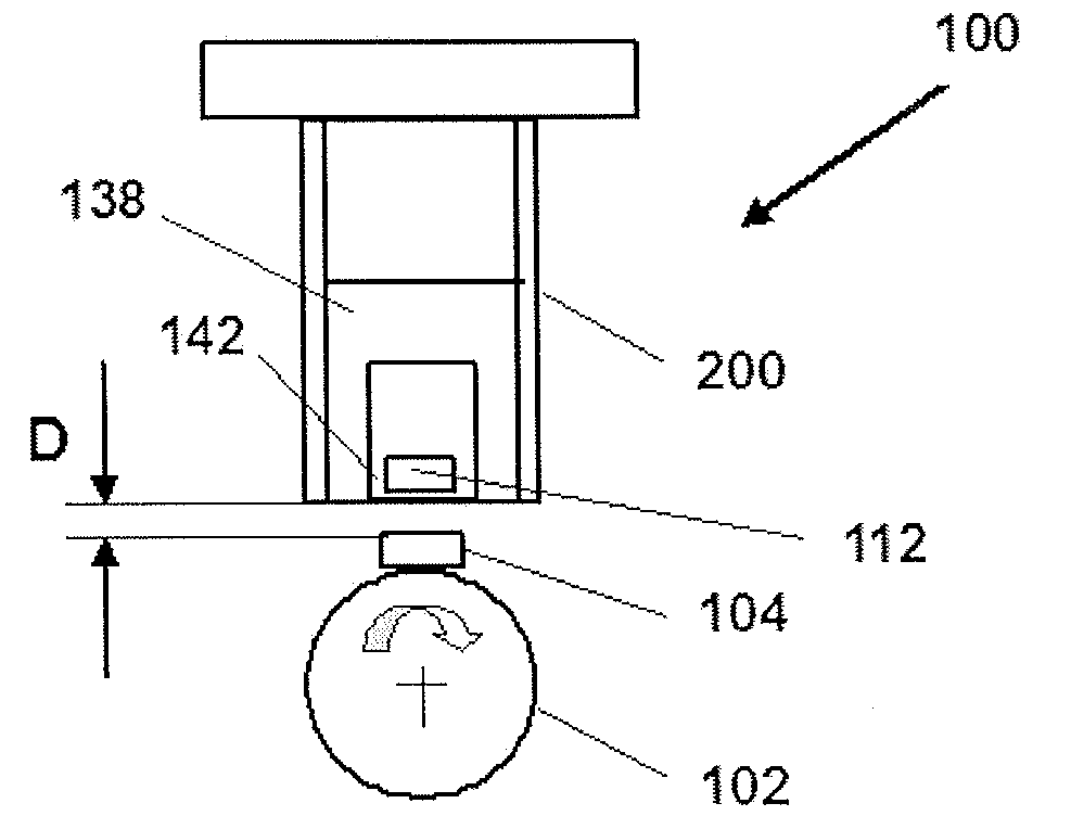 Rotating shaft angle position sensing device and sensing system