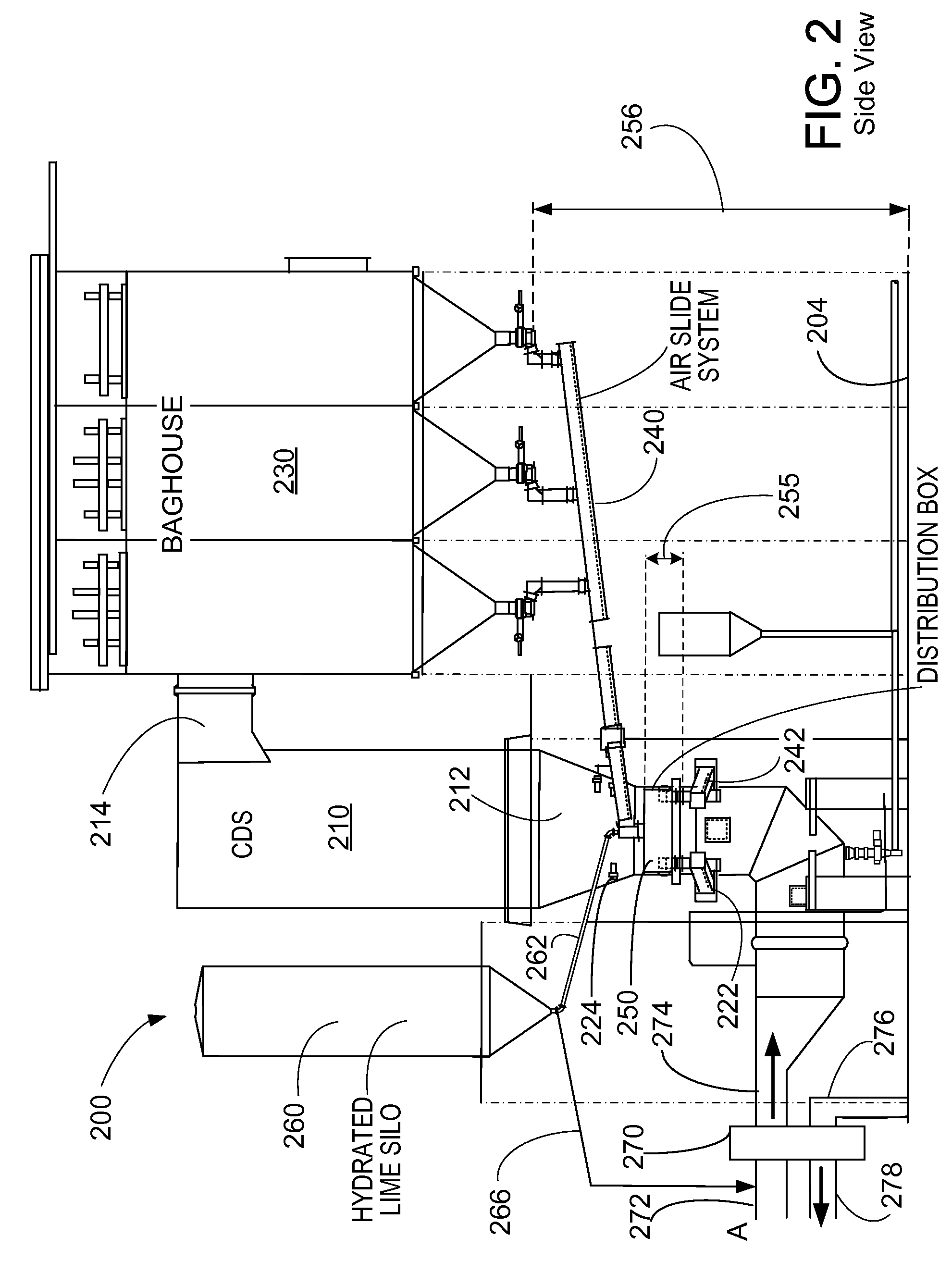 Integrated sorbent injection and flue gas desulfurization system