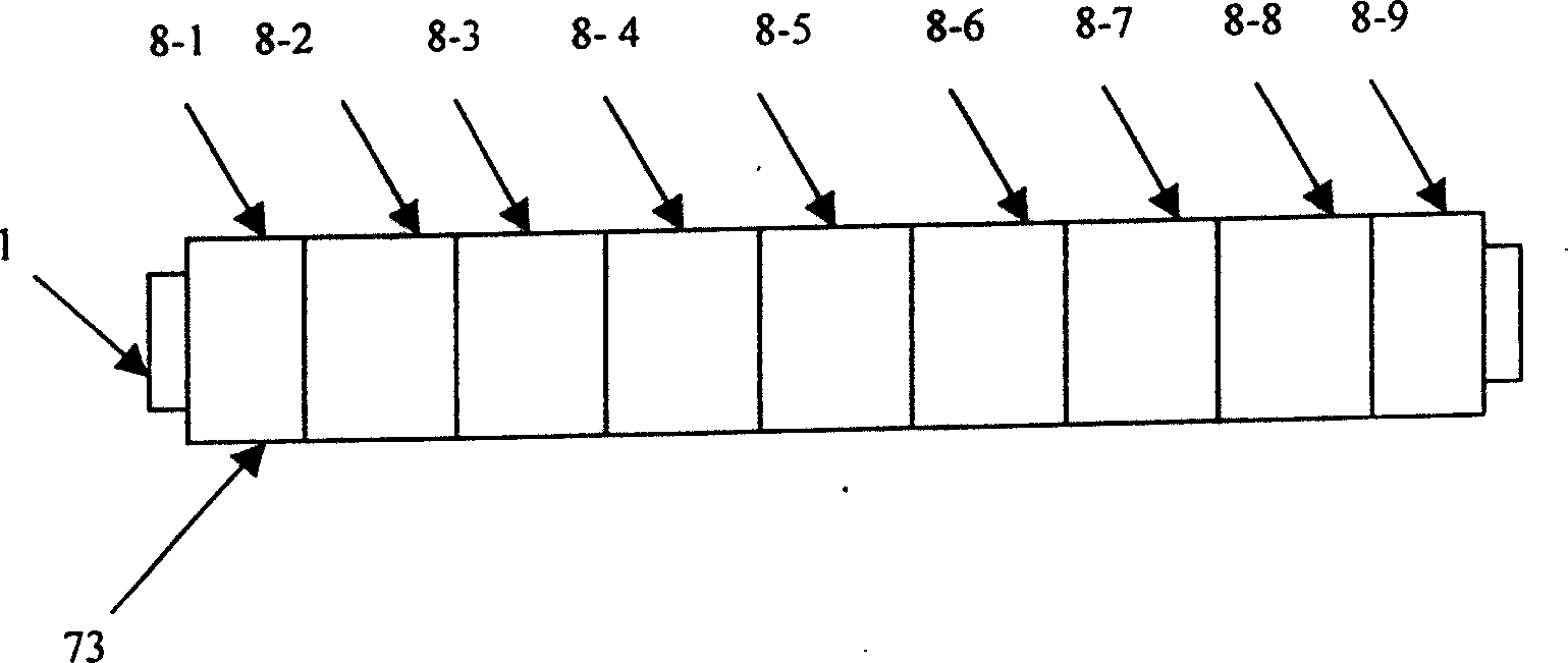 Coloured electroluminescent wire, production method and production equipment thereof