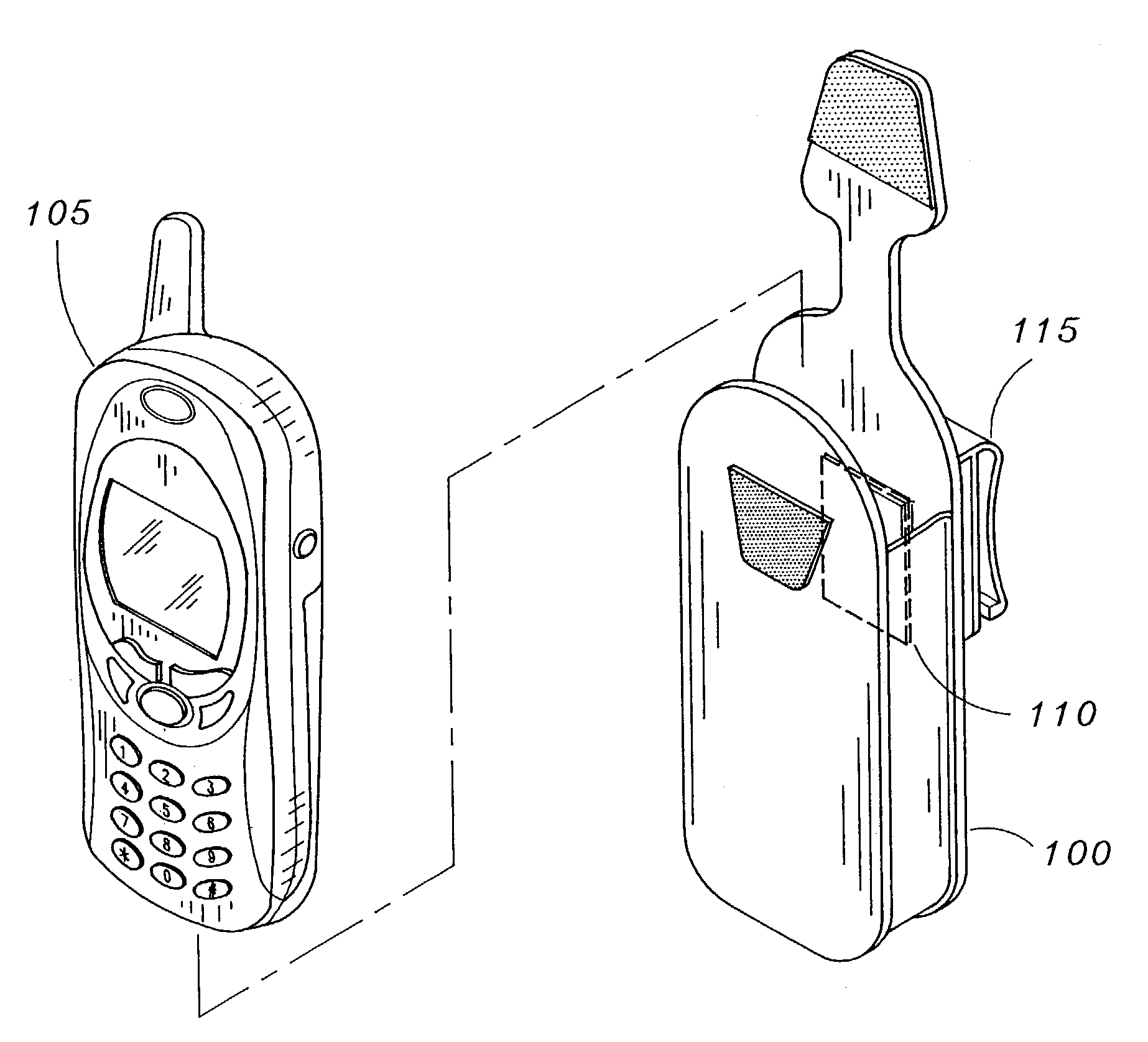 SAR optimized receptacle for mobile devices