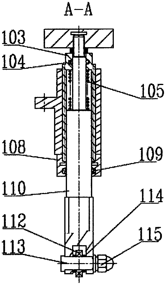 A driving device for automatic synchronous unlocking of folding wings