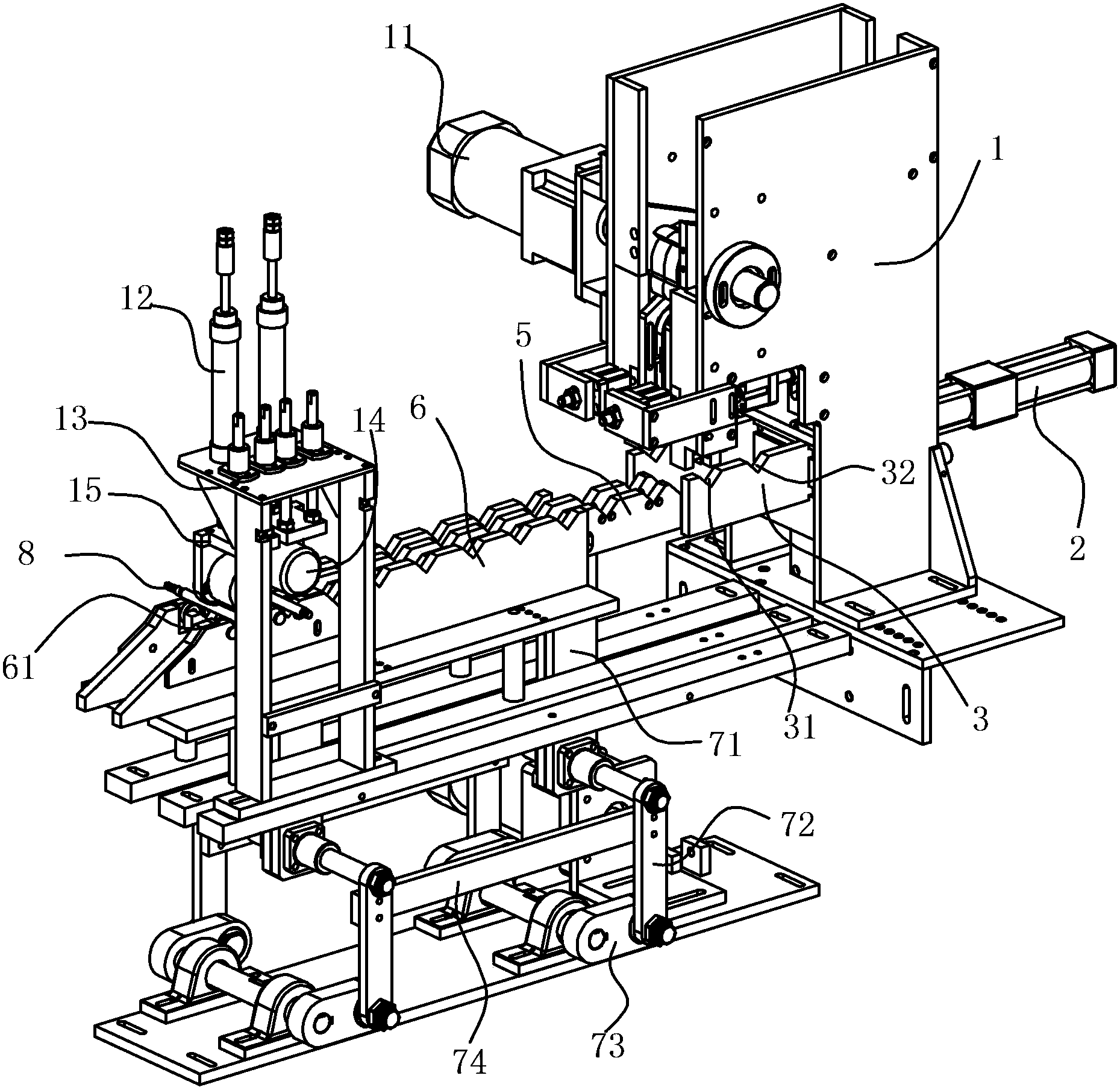 Motor shaft quenching equipment