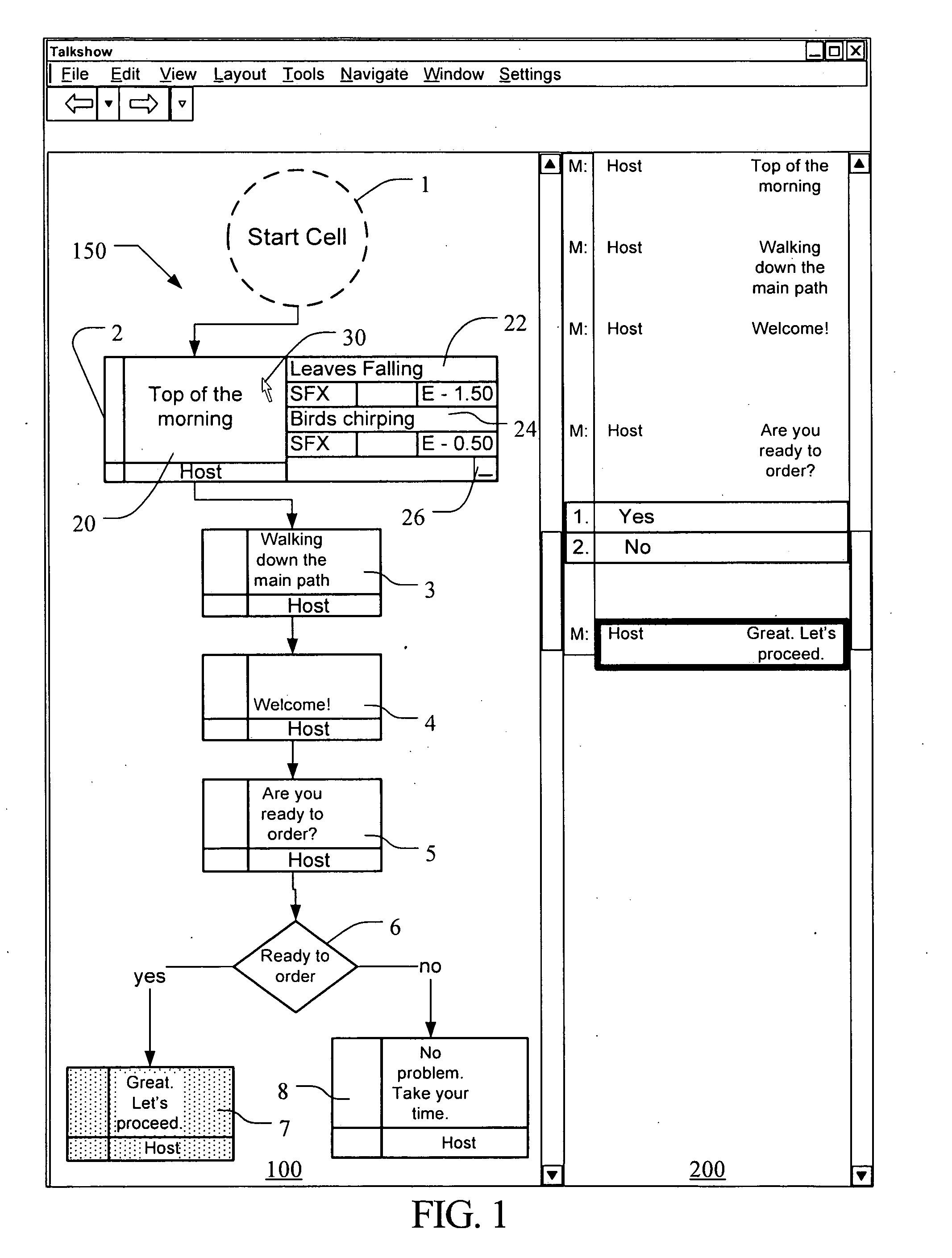 Methods for Identifying Actions in a Flowchart