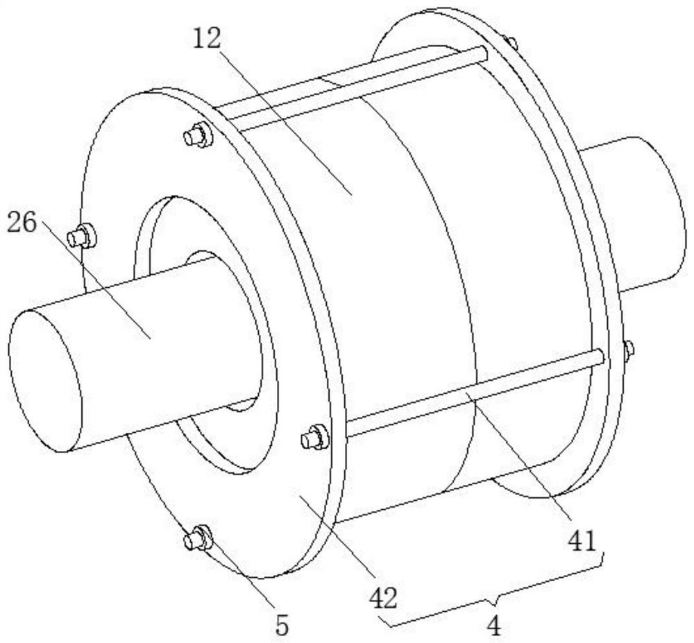 Flexible rotor based on active magnetic suspension bearing