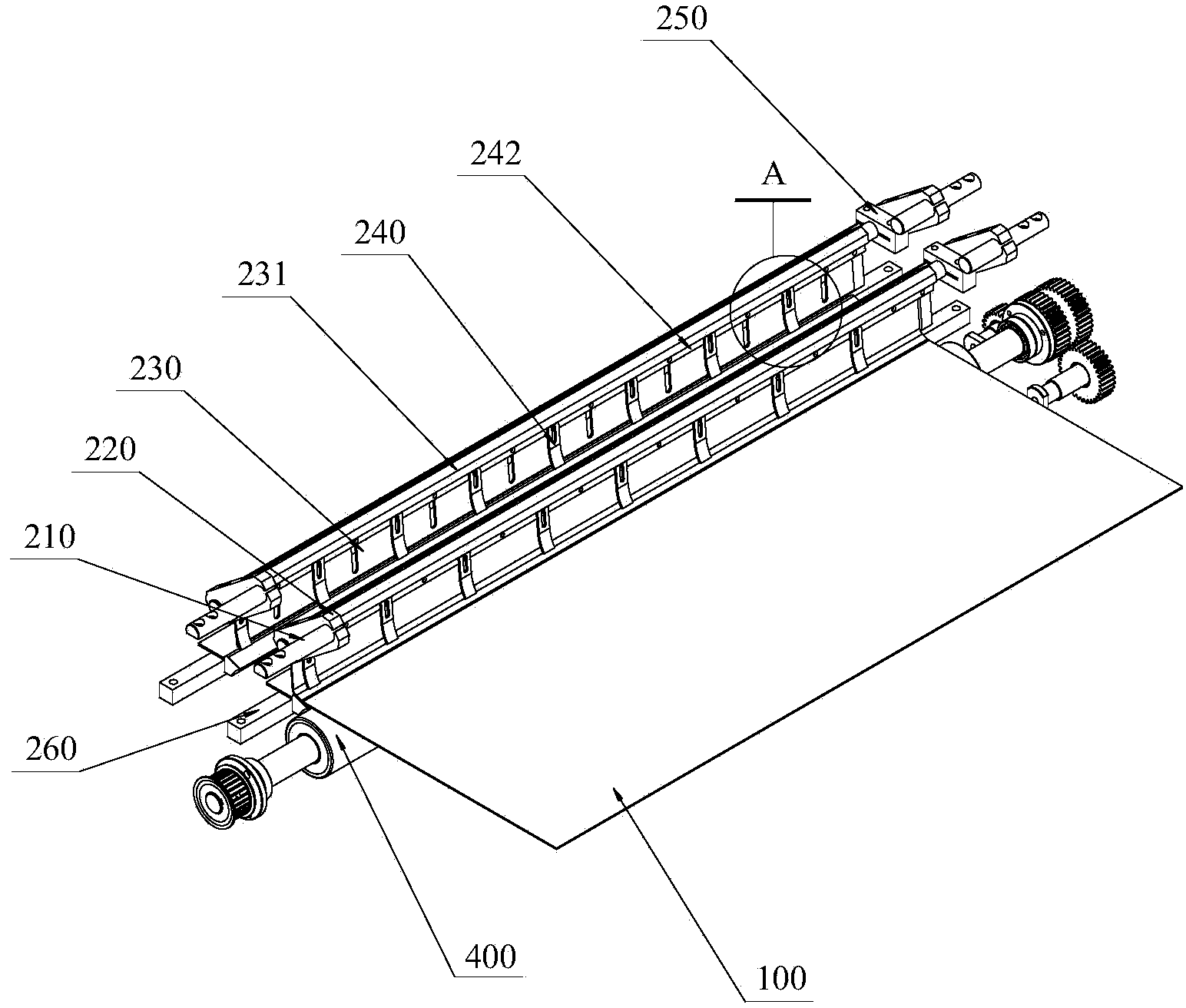 Paper bag machine and paper upper-opening folding device