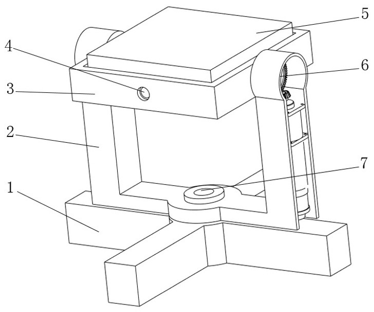 A three-dimensional test turntable with adjustable rigidity and its rigid debugging method