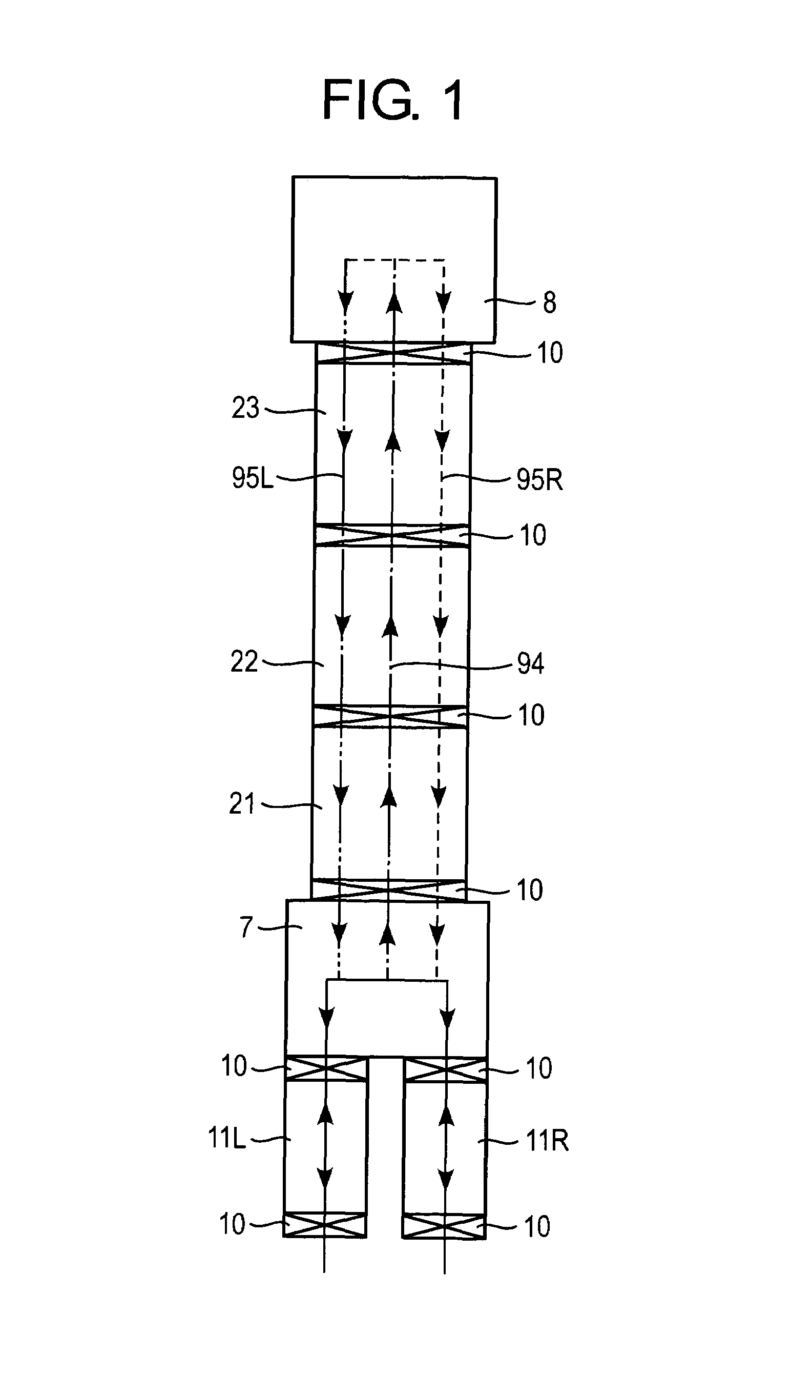 Interback-type substrate processing device