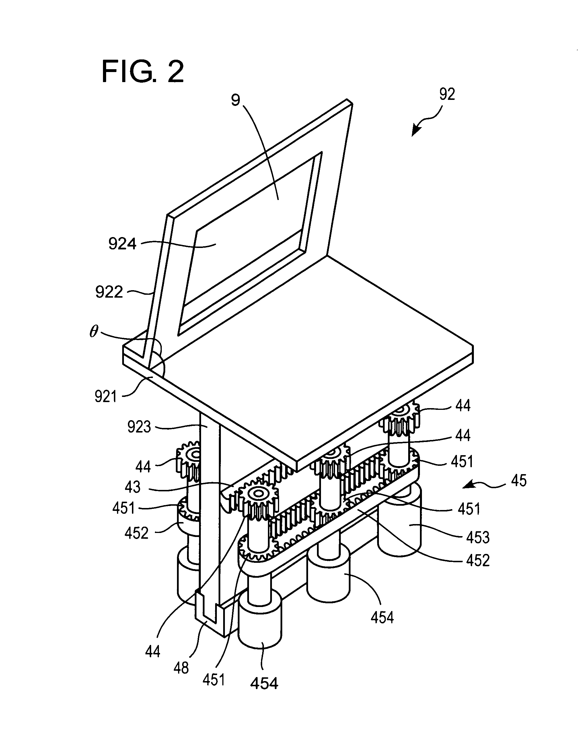 Interback-type substrate processing device