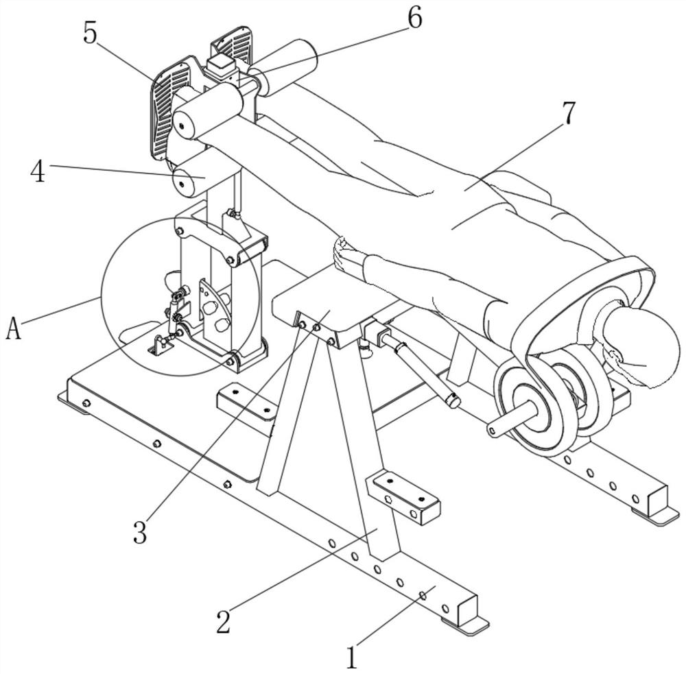 Weight-bearing type function-expanding back muscle group training device