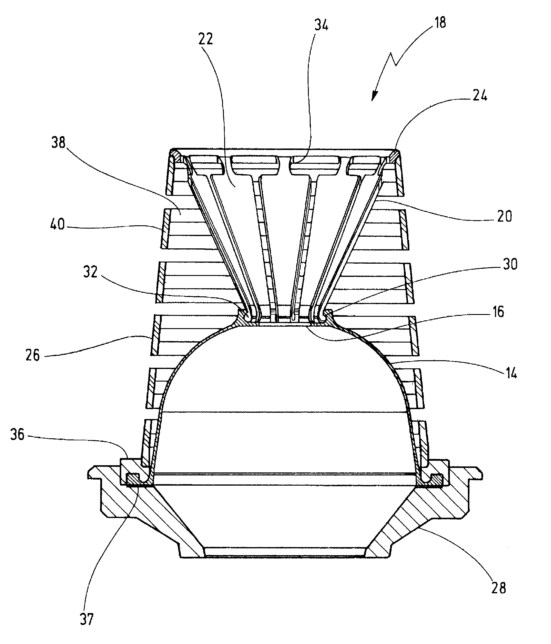 Medical Instrument With A Flexible Sealing System Via Spherical Heads