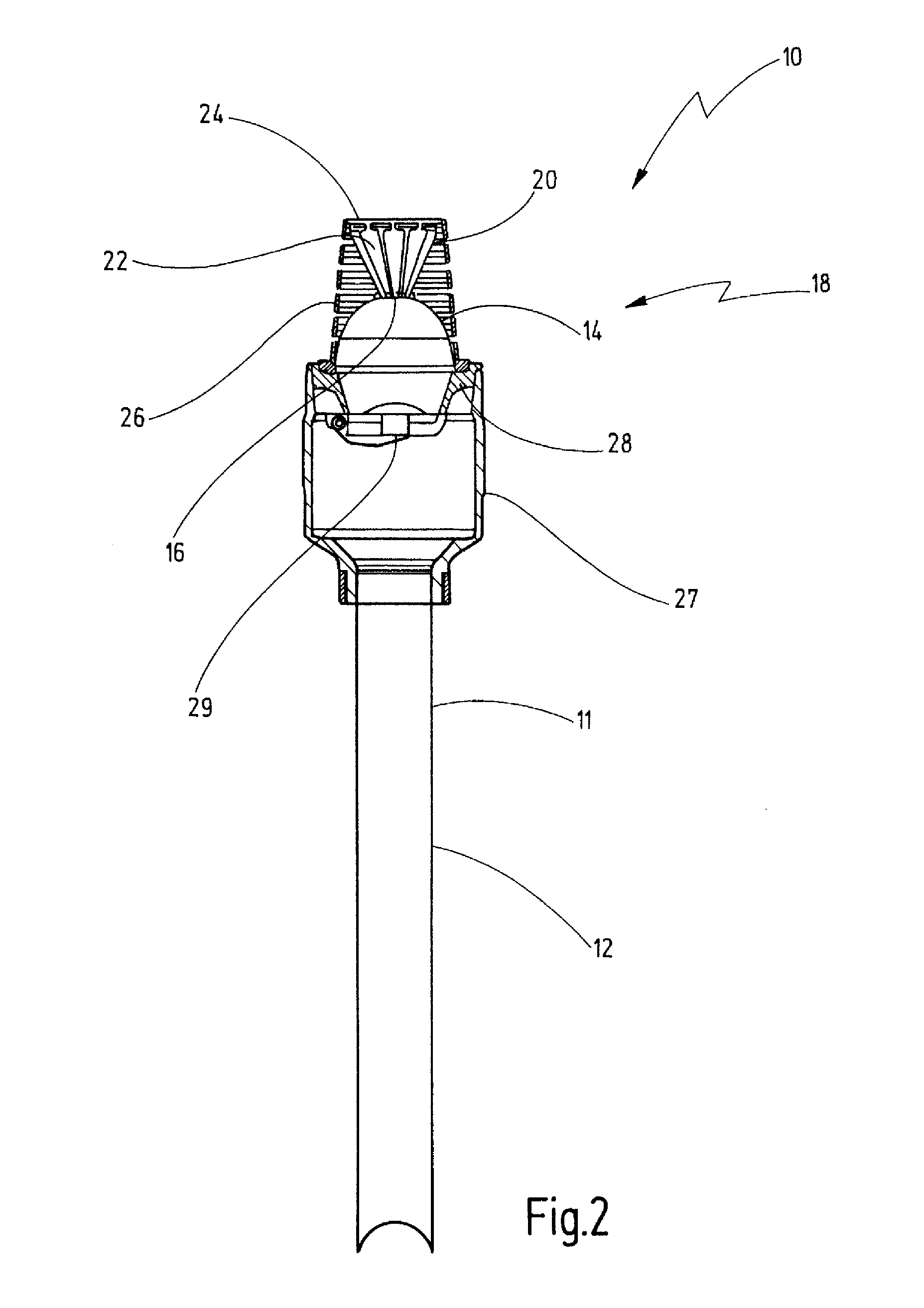 Medical Instrument With A Flexible Sealing System Via Spherical Heads