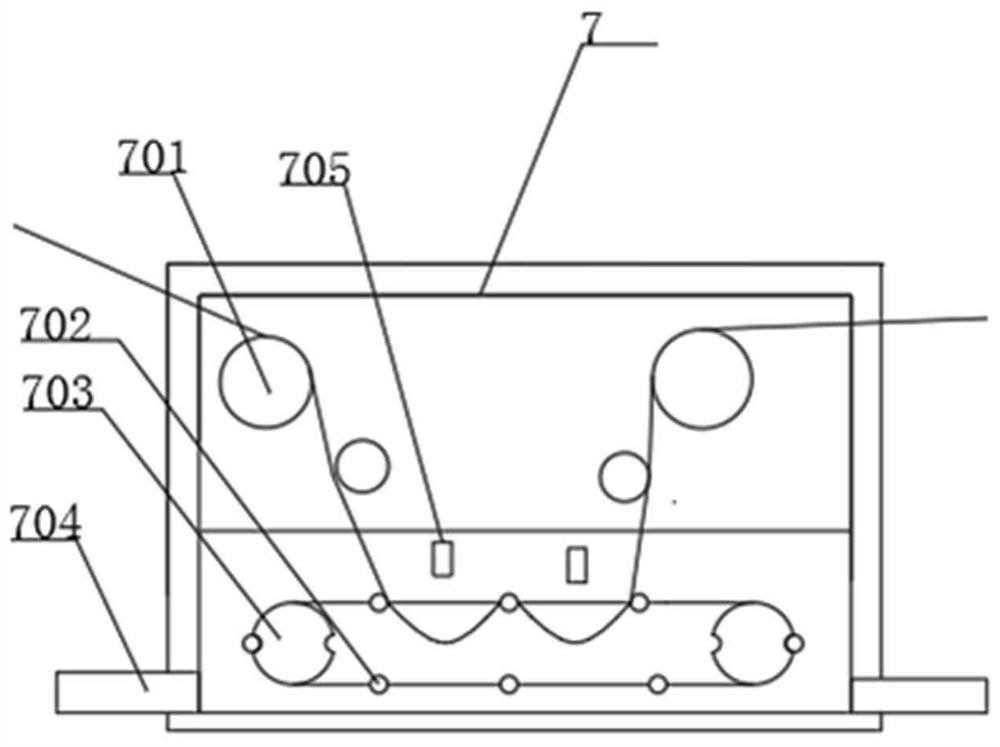 Knitting open-width continuous ultrasonic scouring system and method