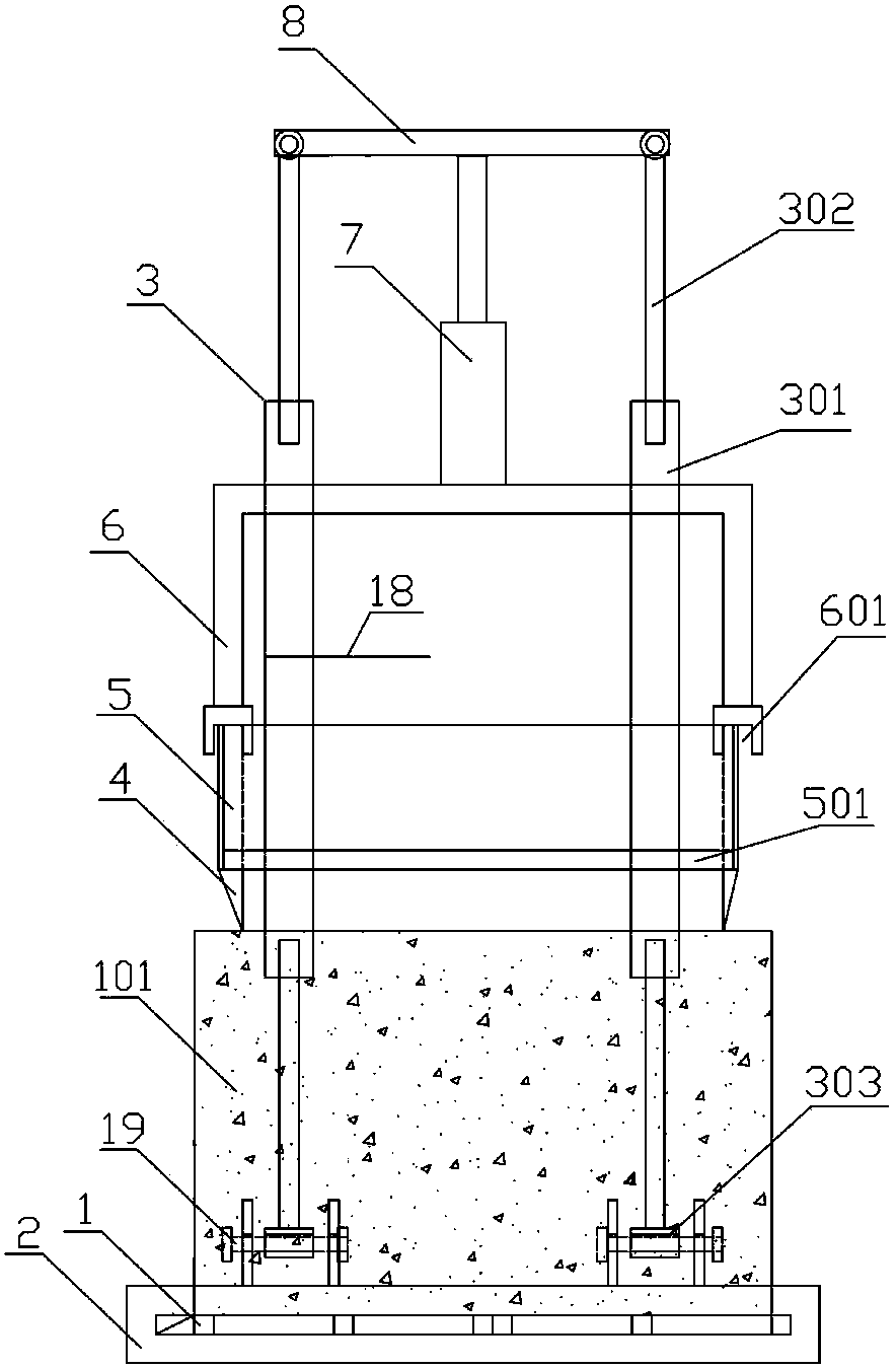 Apparatus and method for soil preparation and direct shear test for on-site soil direct shear test