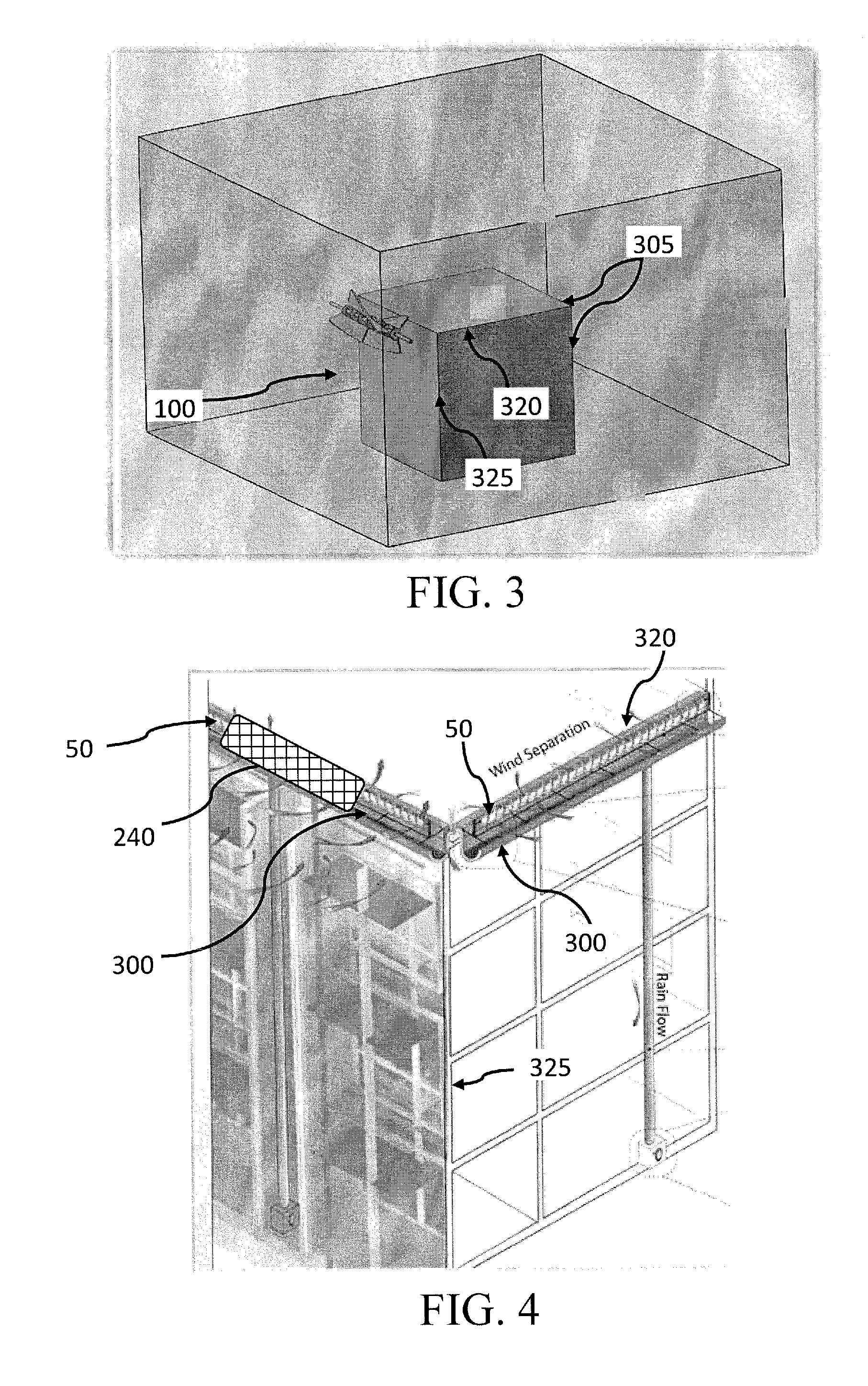 Active aerodynamics mitigation and power production system for buildings and other structures
