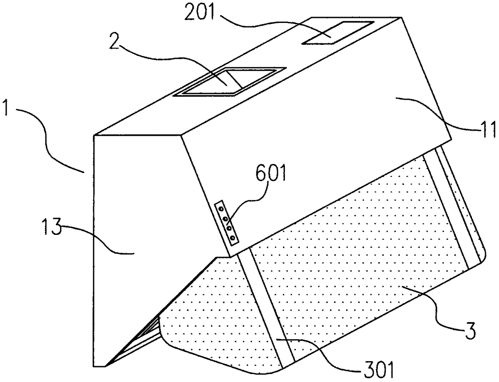 C-type protective range hood