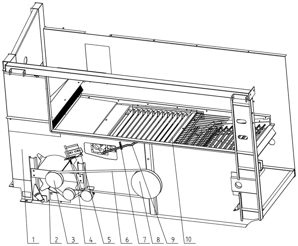 Adjustable cleaning system of soybean harvester